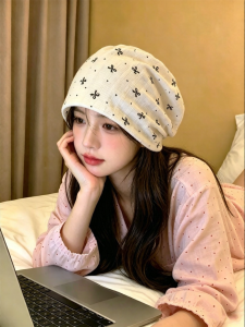 JIFANPAUL | Breathable and Windproof Maternity Sleep Hat Large Head Size