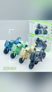 ลำโพงโมเดลรถจักรยานยนต์ ลำโพงบลูทูธไร้สาย รุ่น KMS-281 ดีไซน์วินเทจ 5W ตกแต่งได้ BT/USB/TF