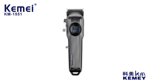 KEMEI KM-1551 Professional Hair Clipper High Speed Use Adjustable Cutter Head Hair Clipper Trimmer