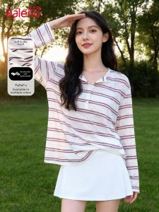 BALENO | UV Protection Loose Fitting T-Shirt with Henry Collar