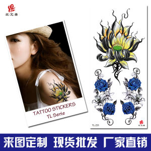 HBESTY New popular 300 TL series tattoo stickers Tattoo summer fresh spot wholesale can be made with pictures