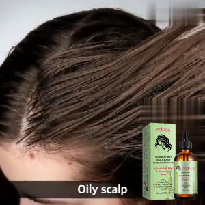 【Ready】EELHOE Minyak Rambut Rosemary untuk Pertumbuhan Rambut yang Cepat (60ML）