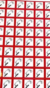 Hazard label sticker GHS pictogram Explosives flammables Oxidisers Gases under pressure Corrosives Acute toxicity Irritants Sensitisers Other Hazards Specific Tixicity Hazards Environmental Hazard 3x3cm 10x10cm