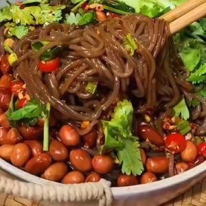 เส้นดำ รากเฟริน์ เส้นเหนียวนุ่ม อร่อยดี 500g สุขภาพแคลต่ำ ไม่อ้วน