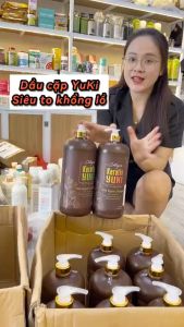 Dầu Gội  Yuki Collagen Keratin Phục Hồi Mềm Mượt Tóc Khô Xơ rối Giảm Rụng Dầu Bết 2000ML