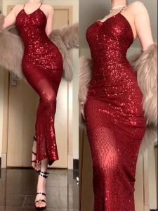 Đầm body dạ hội dự tiệc 2S siêu sang quý phái cho bạn gái chất Kim sa 1 màu Đỏ - Váy đầm thời trang nữ đi chơi dự tiệc