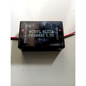 1 SET MODUL+LAMPU HPL 4MATA ROTARI BLITZ  1 X KEDIP 12VOLT/24VOLT