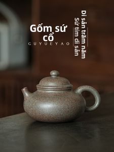 GUYUETANG | Bình Trà Đất Nung Tím Handmade Yixing Dùng Riêng