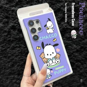 Sanrio | Kawaii Cartoon Cute Sanrio Ultra Thin Frameless Case For Samsung Galaxy S26 Ultra S25 S24 S23 S22 Plus Anti-drop Protector Cover