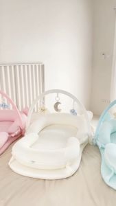 ที่นอนรังนก Nest 4in1 หายใจผ่านได้ ที่นอนเด็กแรกเกิด แถมมุ้ง แถมโมบายครบเซต ปลอดภัย ซักได้ พกพาได้ สำหรับแรกเกิดถึง 2 ขวบ แบรนด์ DreamWhale