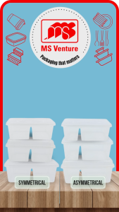 {MSV-WS} 2 Compartments Lunch Box Microwavable Plastic Takeaway (600ml-900ml) Anti Leak MS 650D 750D 750DS 1000D 1000DS
