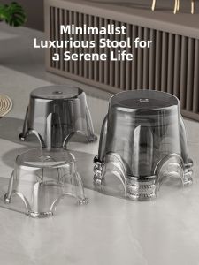 YUEJIBANNI | Thickened Clear Low Stool