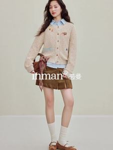 INMAN | Áo Cardigan Knit Kim tuyến Thêu Nhiều Màu