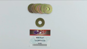 Ring Plat 12 WP 8 X 23 Harga Per Pak Isi 10 (PSP) Reng Pelat Washer Kunci 12 Diameter 8mm X 23mm