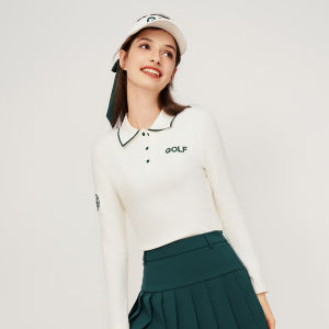 RyderCup Womens Long Sleeve Golf Polo Shirt Comfortable College Style Autumn Fashion Sportswear Casual Clothing RF232PC150
