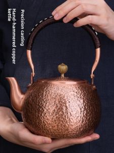GIANXI | Handmade Pure Copper Teapot For Water Boiling Tea Making Electric Stove Compatible Yixing