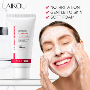 LAIKOU Sữa Rửa Mặt Làm Sáng Da PRO 99.6% Niacinamide 50G Làm Sạch Lỗ Chân Lông Giảm Mụn Đầu Đen Làm Mờ Melanin Giảm Xỉn Màu Cho Da