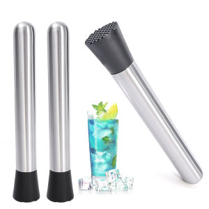 Multifunctional Stainless Steel Crushed Ice Hammer Popsicle Sticks Cocktail Swizzle Stick Fruit Muddle Pestle Barware Tools
