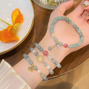 Vòng Tay Hạt Ngọc Bích Đơn Giản Ngọt Ngào Mới Ra Mắt Vòng Tay Hạt Lót Lê Dành Cho Bé Gái Quà Tặng Cho Bạn Thân