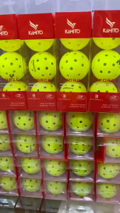 [Kamito] Hộp 3 Bóng Pickleball Kamito X-Force Banh Thi Đấu Quả 40 Lỗ Phụ Kiện Thể Thao Đồ Chơi