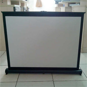 Portable High Definition Pull down Projection Screen 30 Inch 40 Inch 50 Inch Home Cinema Desktop Screen No Drilling Required
