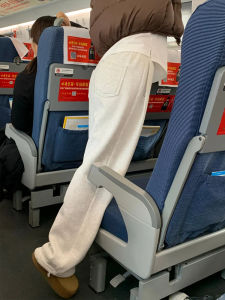 กางเกงกีฬาเอวสูงทรงตรงหลวมๆ สำหรับผู้หญิงไซส์ใหญ่ กางเกงวอร์มสีขาว กางเกงขายาวทรงหลวมสบายๆ ทรงหลวม ทรงหลวม ทรงหลวม