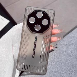 New Summer Hollow out Cooling VivoX100Pro Phone Case X100S Camera Protection with Lens Film Matte Full Cover X100POR Ultra Thin Semi Transparent Shell