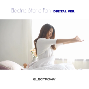 Electrova Electric Digital Stand Fan with Adjustable Height iPure Series
