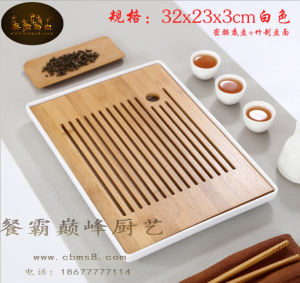 Creative Iceberg Sushi Plate Rectangular Black Chinese Style Dining Utensils Large Sushi Smoke Hot Pot Cold Serving Dish