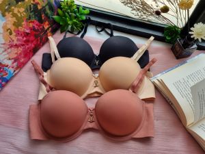 Áo lót ngang đệm dày về phía đáy kèm gọng nâng đẩy tôn dáng (A14)