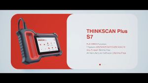 【Versi 2025】THINKCAR Thinkscan Plus S7 OBD2 Scanner Mobil WIFI Bluetooth ABS/SRS/TCM Transmisi/BCM/IC/AC 7 Sistem Dengan Oil ABS SAS EPB DPF BMS Reset EOBD OBD 2 Scanner Mobil Pembaca Kode Periksa Mesin Alat Diagnostik Mobil Untuk Semua Mobil Universal