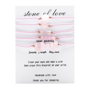 Amazon ใหม่สร้อยข้อมือผู้หญิงชุด Original Design คริสตัลควอตซ์หยกสีขาวคอลัมน์รอบลูกปัด Combo WISH เครื่องประดับอุปกรณ์เสริม