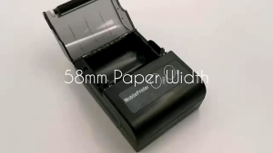 Wireless Portable Thermal Printer - 58mm Bluetooth POS Printer for Receipt Printing and Mobile Top-Up Services 打印机
