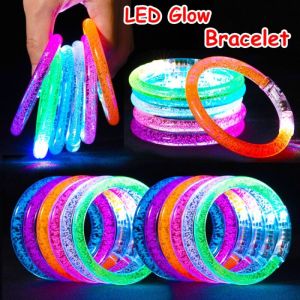 2025 Party Light Glowing Bracelets Toys Children Birthday Surprises Guests Gifts Christmas Gifts Halloween Party Treat Kids Favor Presents Halloween Decoration