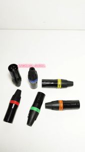 Jack Canon XLR Male ASHLEY XL3M ORIGINAL / Jek Cowok Laki Conector Audio XLR Ashley XL3M