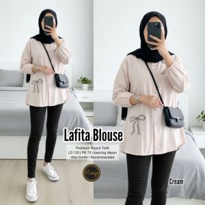 (( TERBARU • KEMEJA KERJA WANITA )) KATARA BLOUSE KEMEJA BY BILAL // BAJU ATASAN BAHAN KATUN BORDIR // BAJU KEMEJA LENGAN BALON. // BAJU KEMEJA PUTIH WANITA // BAJU KEMEJA PUTIH PLISKET //