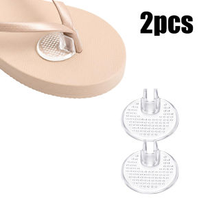 2-10pc Transparent Gel Insoles Silicone Flip-Flop Toe Clip Pad Forefoot Cushion Pads Pain Relief Toe Protectors for Flip Flop