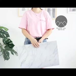 Phông nền chụp ảnh tấm bìa PVC vân đá vân gỗ 2 mặt chống nước PVC3 Beo Chan