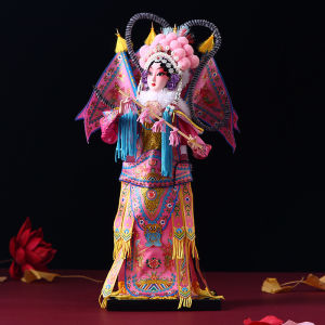 งานฝีมือพิเศษสไตล์จีนตุ๊กตาผ้าไหมปักกิ่งเหนือตุ๊กตาบูติกส่งชาวต่างชาติไปต่างประเทศของขวัญเครื่องประดับ