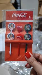 Coca Cola Pick 6P - Bento Tools - Peralatan Makan Anak