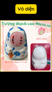 Tượng thạch cao Vô diện M41 (Không kèm màu) Bé Tô Màu Tô Tượng trò chơi trẻ em