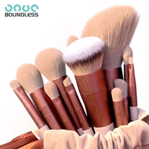 13P Professiona Makeup Brush Set Soft Fluffy Cosmetic Foundation Powder Eyeshadow Kabuki Blending Make Up Brush Beauty Tool Bag
