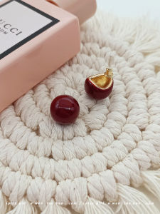 ต่างหูจี้เงินสไตล์ฮ่องกงย้อนยุคสำหรับผู้หญิง เครื่องประดับแฟชั่นหรูหราแบบอเนกประสงค์ เครื่องประดับหูสุดหรูหรา