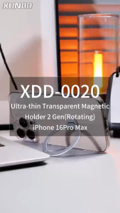 XUNDD Crystal Magnet 360 W/ STAND Premium Case IPHONE 16 PRO MAX / 16E 17E CASE