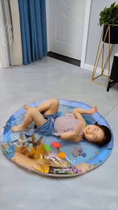 เสื่อน้ำเด็ก💦เสื่อน้ําเป่าลม เบาะน้ำของเล่น เพลยิม แผ่นรองคลาน ปลอดภัย สําหรับเด็กวัยหัดเดิน