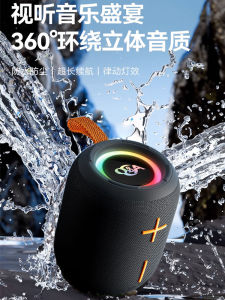 Portable Mini Bluetooth Speaker HiFi Sound Outdoor Ready Wireless Home Use U Disk Support Large Volume Bass Cannon