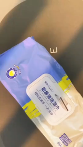 [80Pcs] Kitchen Wipes Blue Grey 80 Sheets Disposable Degreasing Disposable Wipes