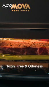 Mova AF20Pro Aeroglass Air Fryer | Faster Crisping & Juicier Results | 8 Smart Cooking Presets