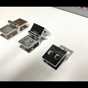 5-6mm Glass Door Hinges Cabinet Hinge Glass Door Clamp Bracket Engsel Kaca Kabinet