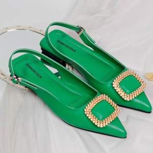 BELLEZA Dunkenstock KALEA Sepatu Sandal Wanita Flatshoes 1cm Tidak Licin Flat Shoes untuk Kerja Kantoran Kuliah Casual Bellezza Kekinian Premium Terbaru Shoes Mall Official Store